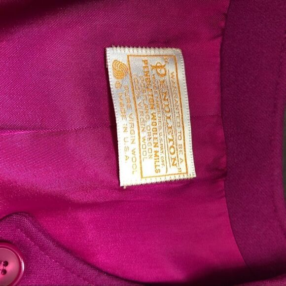 Pendleton Wool Button Down Cropped Jacket - Picture 7 of 8